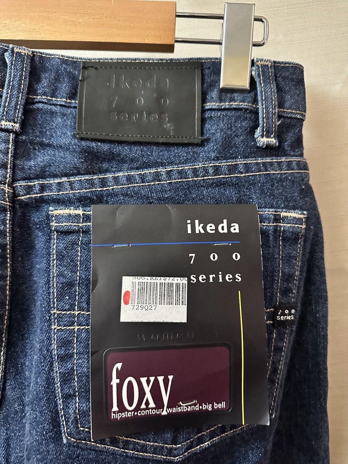 Ikeda 700 Series Foxy Bell Bottom Jeans Deadstock NWT Y2K Women’s Size 27