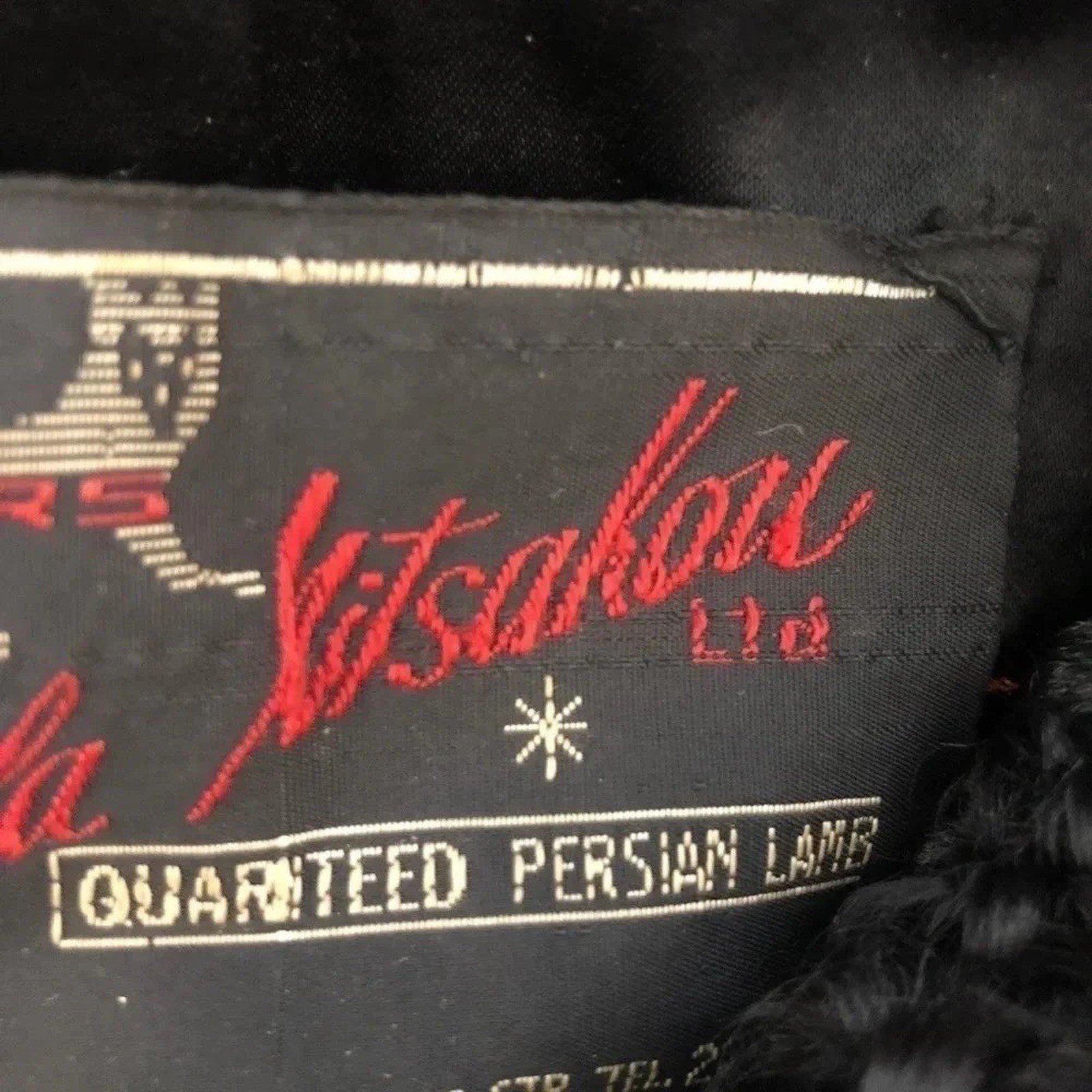 Voula Mitsakou Greek Vintage Genuine Persian Lamb Cropped Opera Jacket
