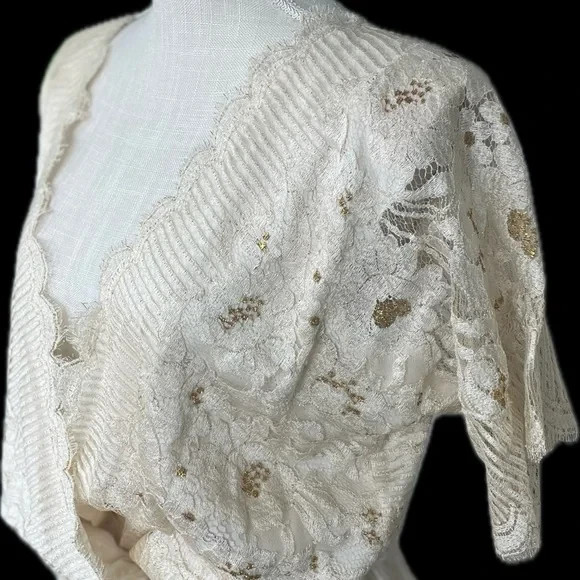 BECKY BISOULIS | 14 | ISABELLE GERHART HOUSTON Lace Vtg Wedding Dress MSRP$2995