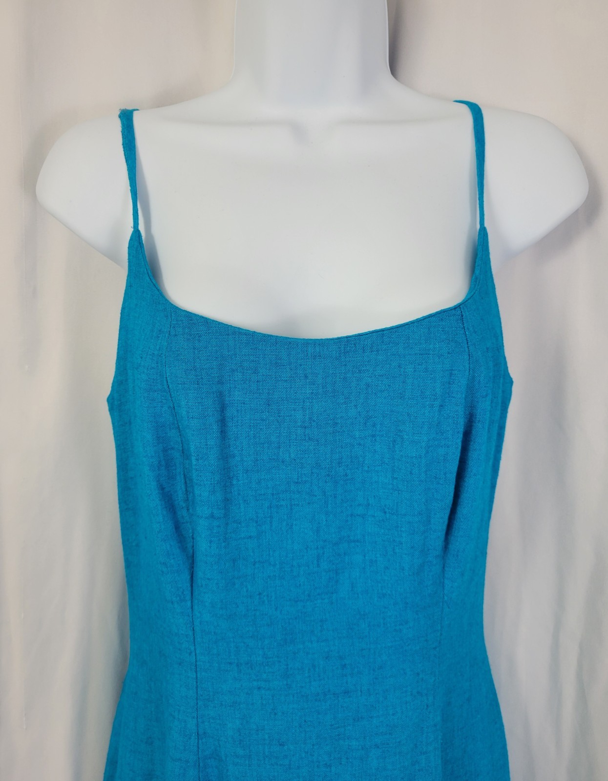 Vintage Switch USA Turquoise Blue Mini Dress Size 5