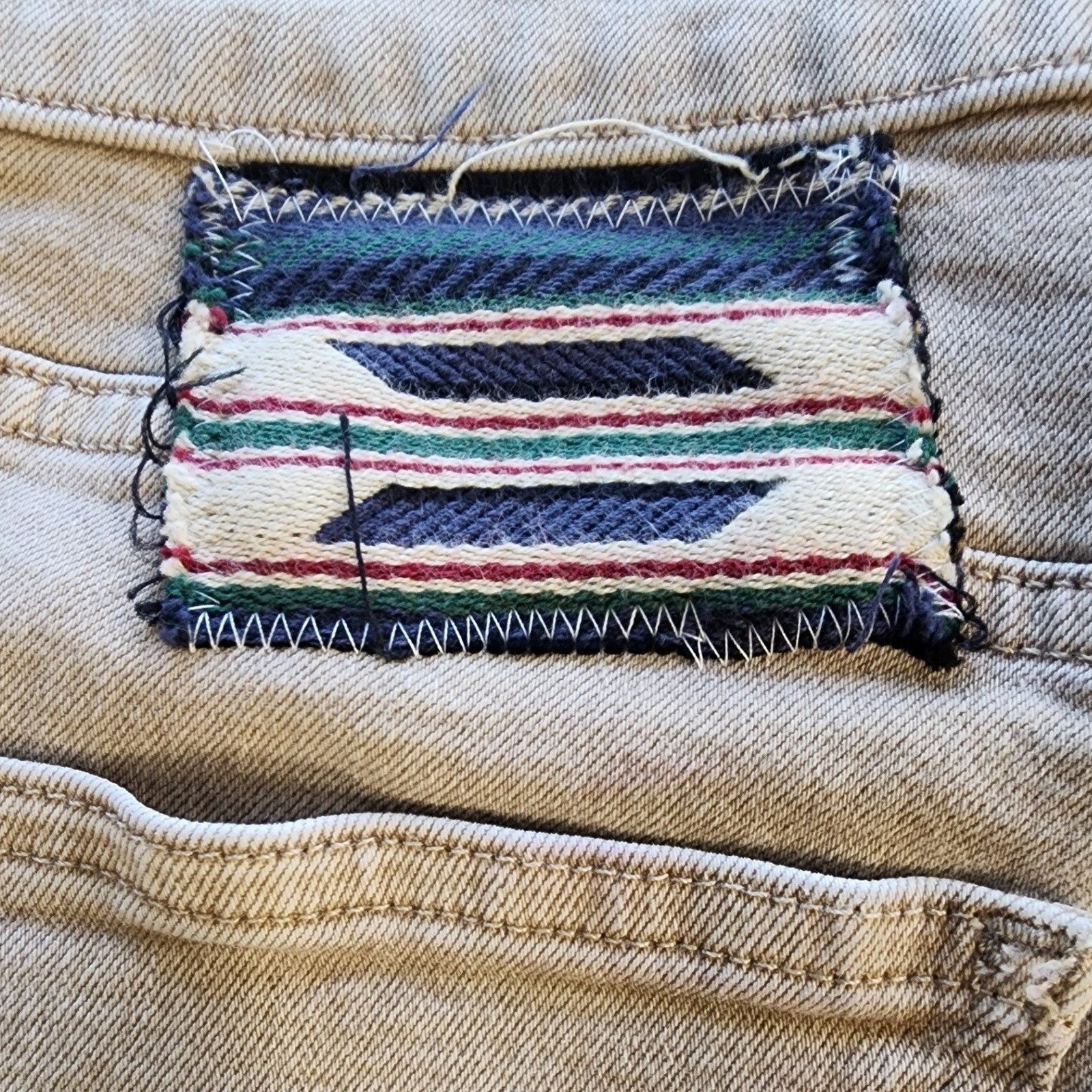 GAP🌿Custom Upcycled Vintage Slim High Rise Jeans Boho Panel wideleg streetwear