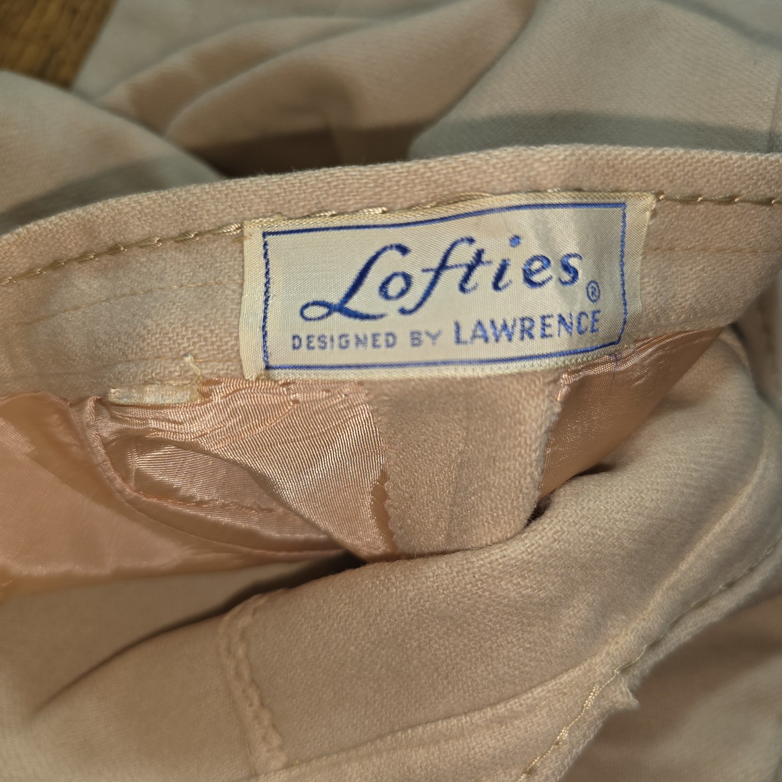 Vintage 60s Lofties by Lawrence Tan Leaf Embroidered Wool Skirt 28″ Waist