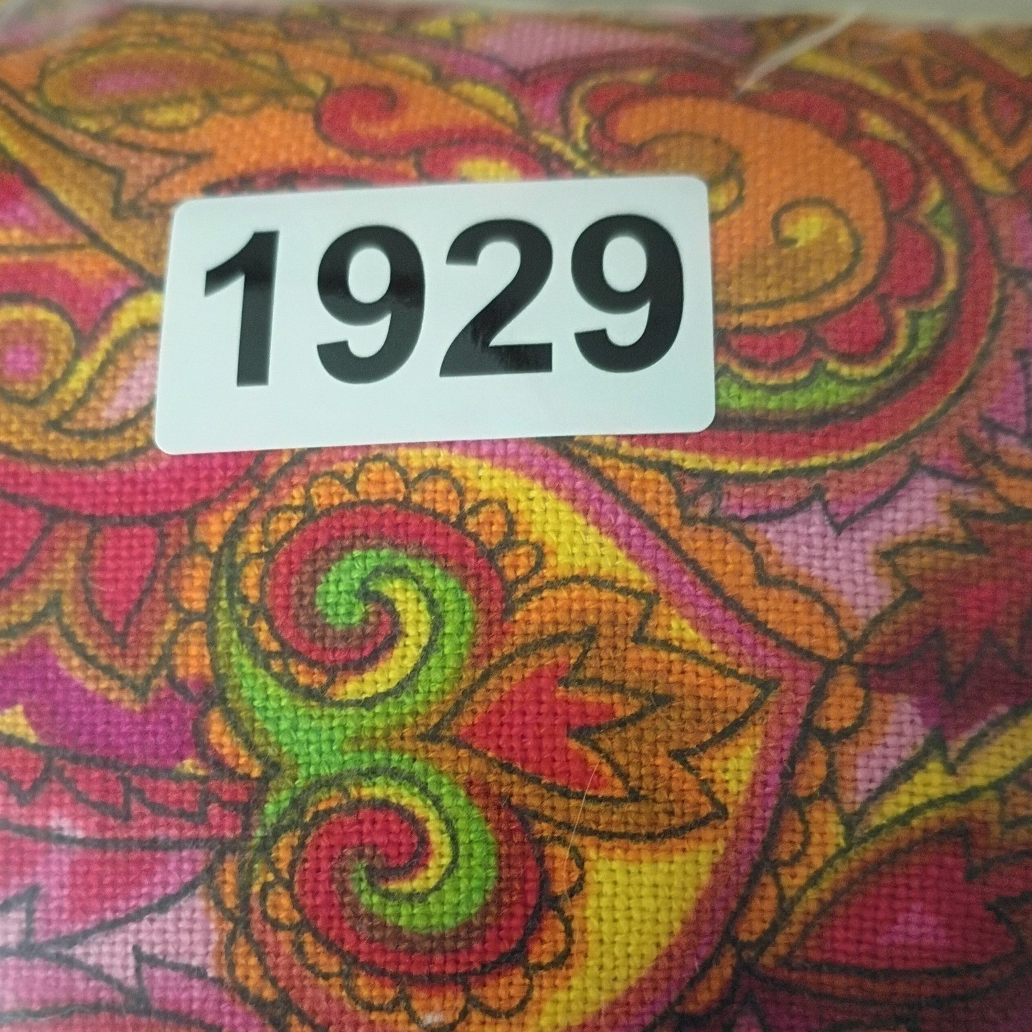 Vintage Maxi Dress Womens S Pink Orange Paisley Mod Vintage Psychedelic 60s 70s