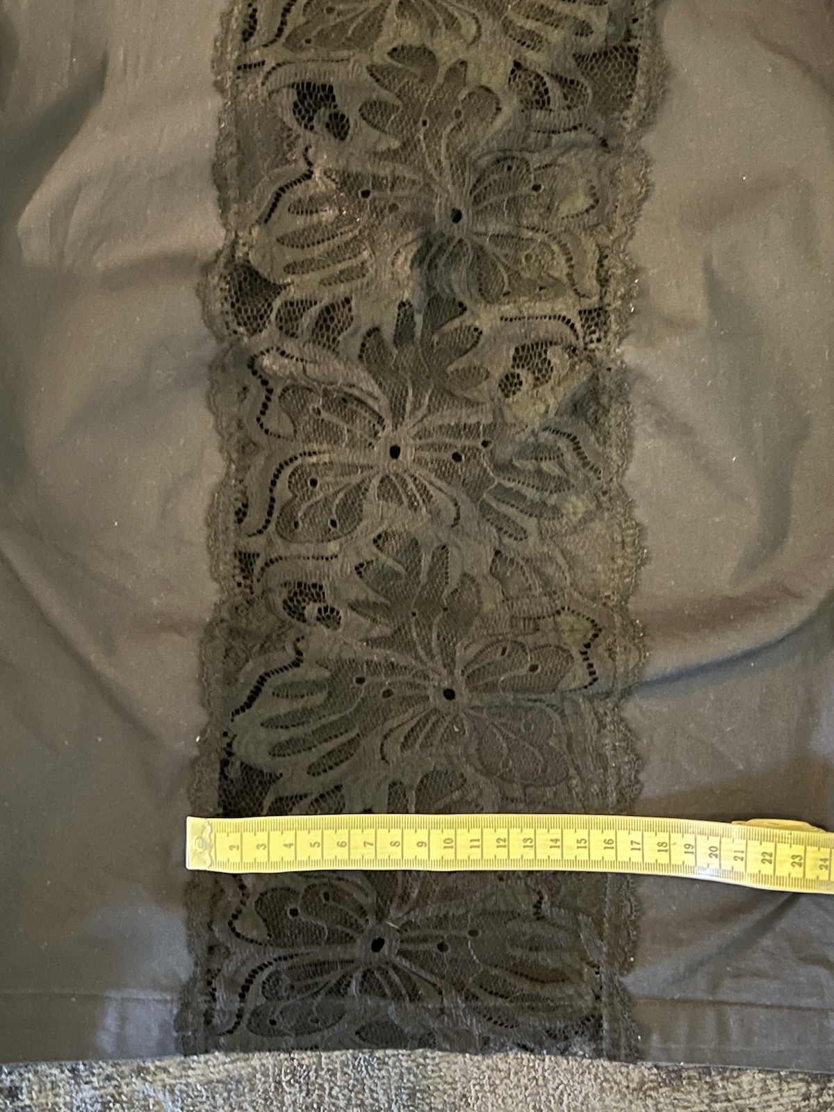 Vintage Dolce & Gabbana Wide Lace Insert Shirt Dress