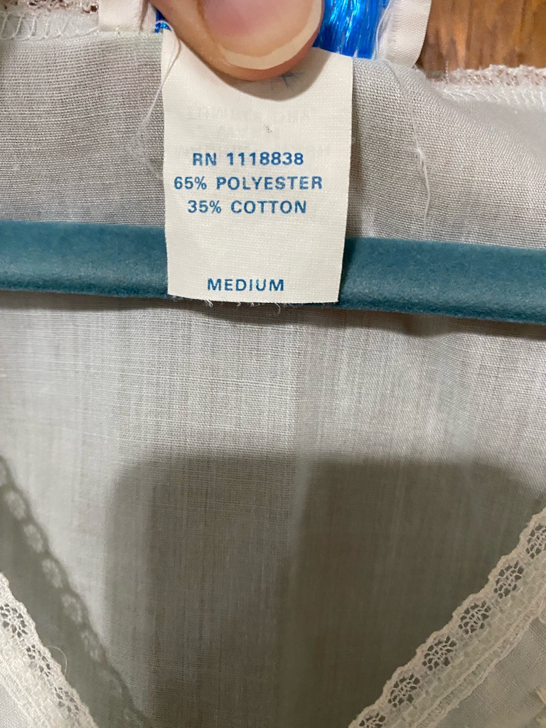 Womens vintage Damea light blue nightgown size M
