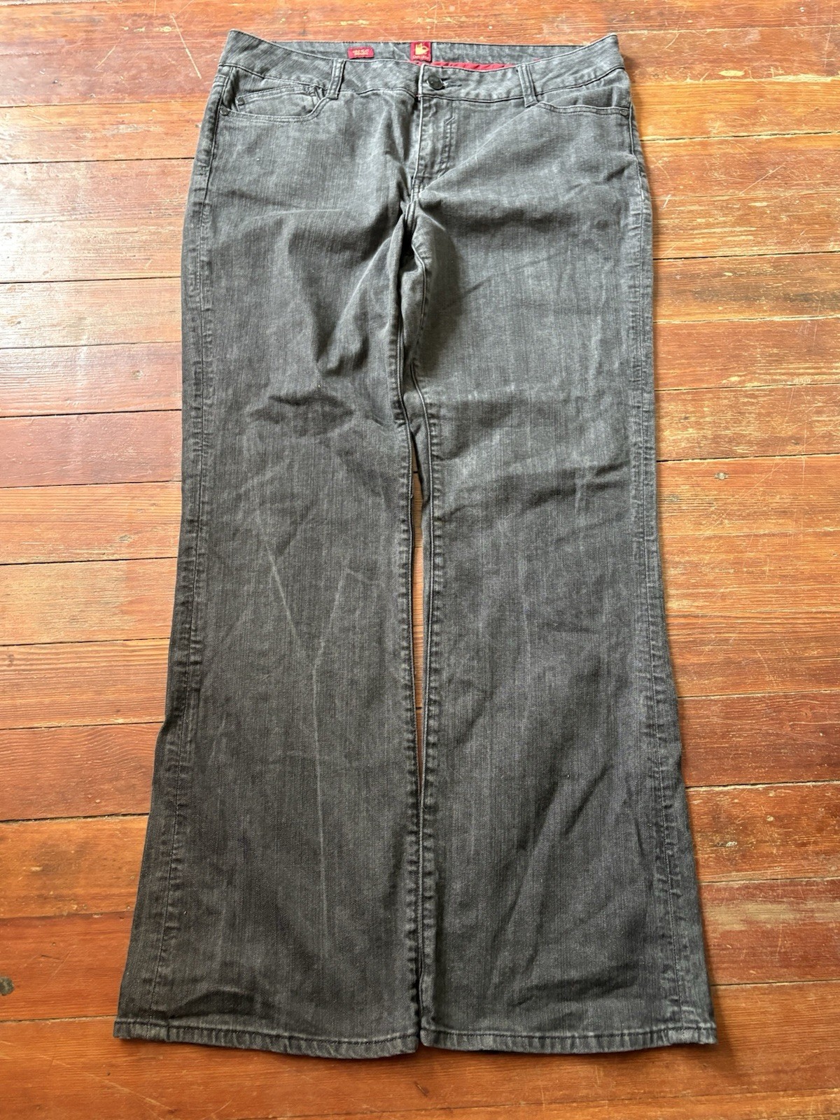 Sassoon Oh La La Women’s Blue Denim Bootcut Boogie Jeans 1980s Size 16 Mid Rise