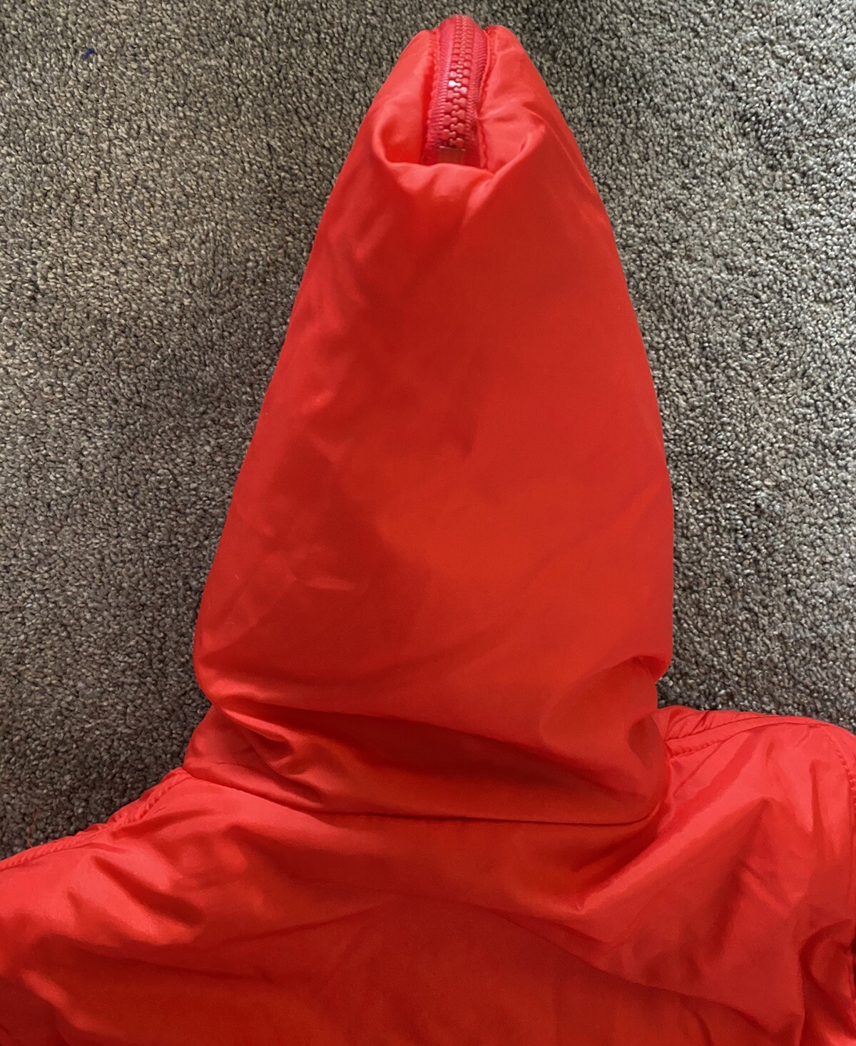 Vintage Obermeyer Womens M/12 Nylon Jacket Coat Red Made In British Hong Kong