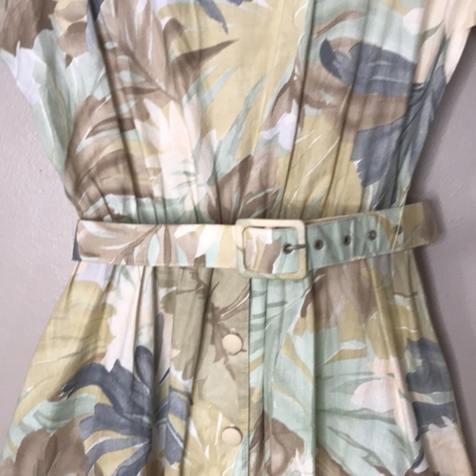 Vtg California looks made in USA prairie dress 100% cotton size 12P old money