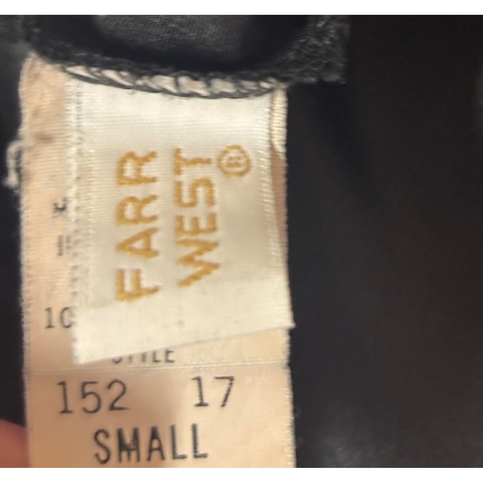 Vintage Black Satin Half Slip Skirt Elastic Waist Mini Length Small Farr West