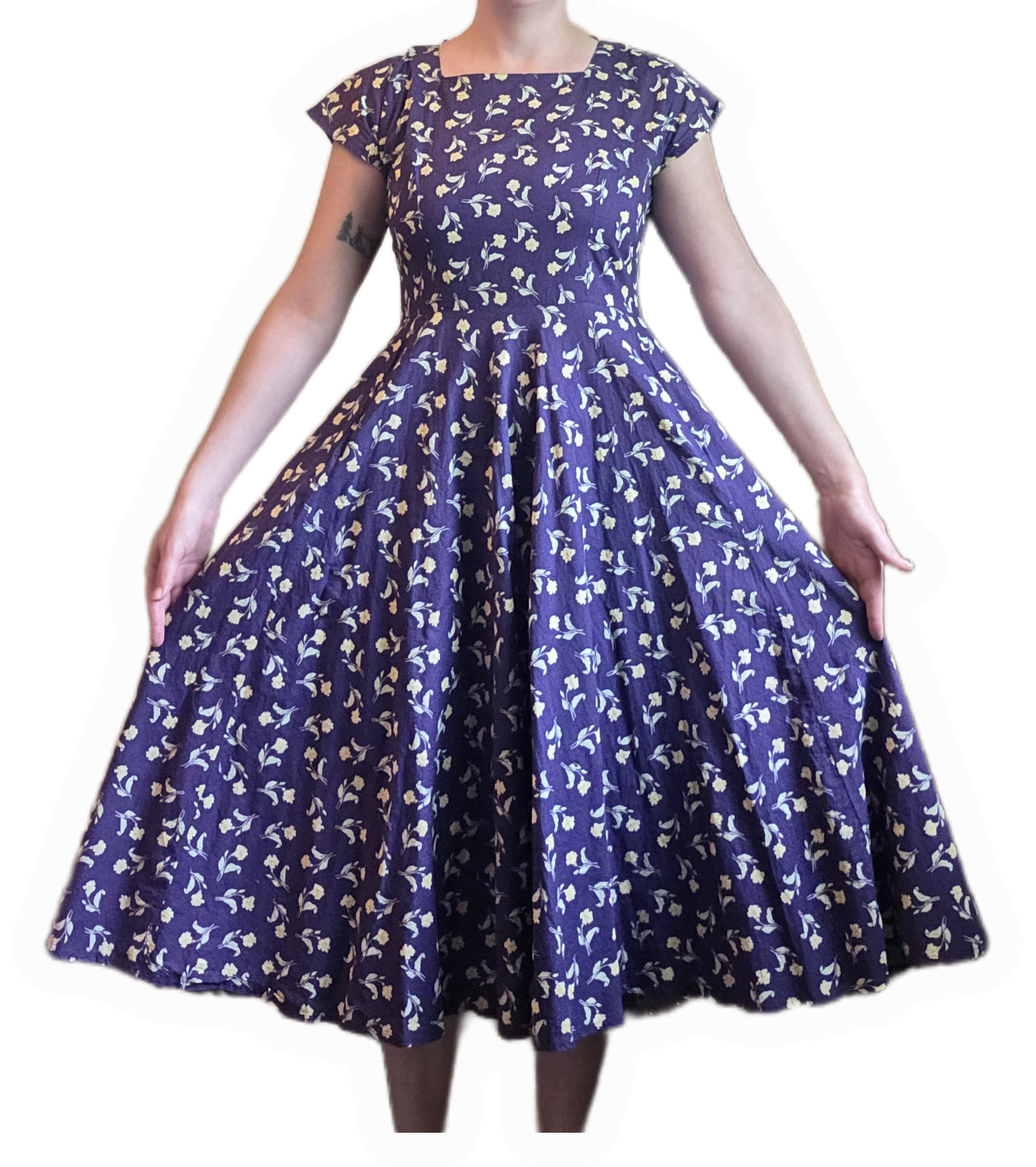 Vintage 90s Laura Ashley Dress with Pockets Cottagecore Prairie Style Size 14