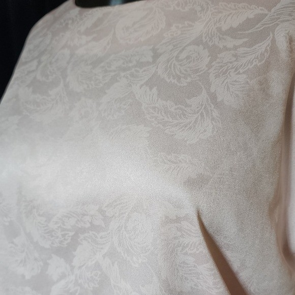JENNY Made In USA Vintage Light Pink Dress with Waist Detail Size Large