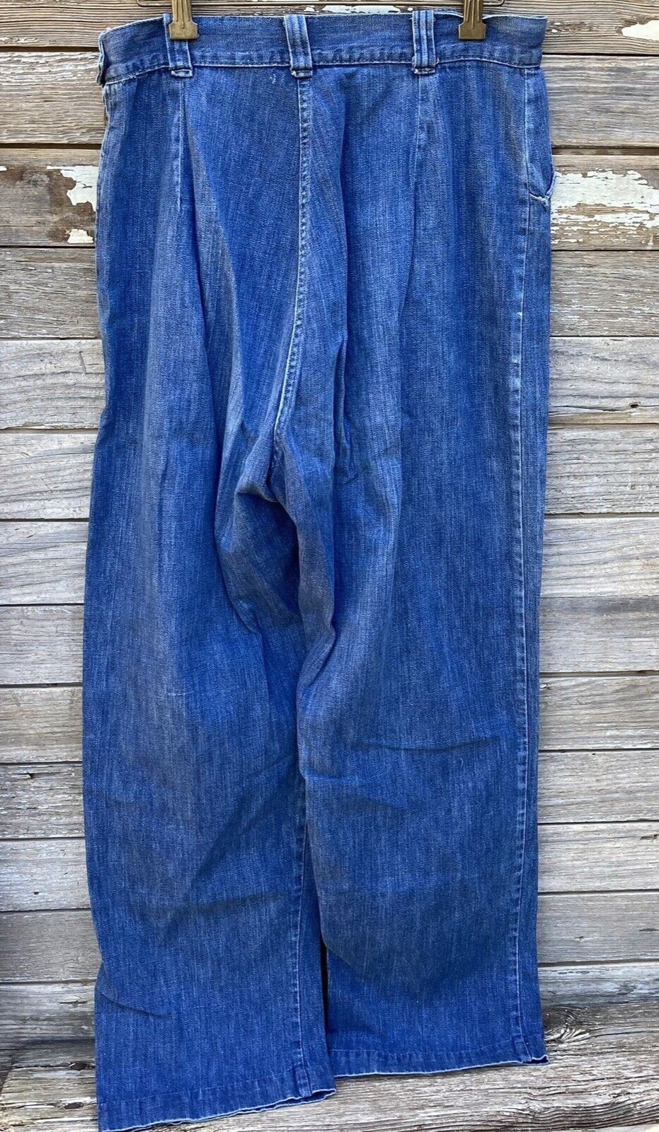 Vintage 1950s Ranch Maid Western Wear Denver Side Zip Denim Jeans