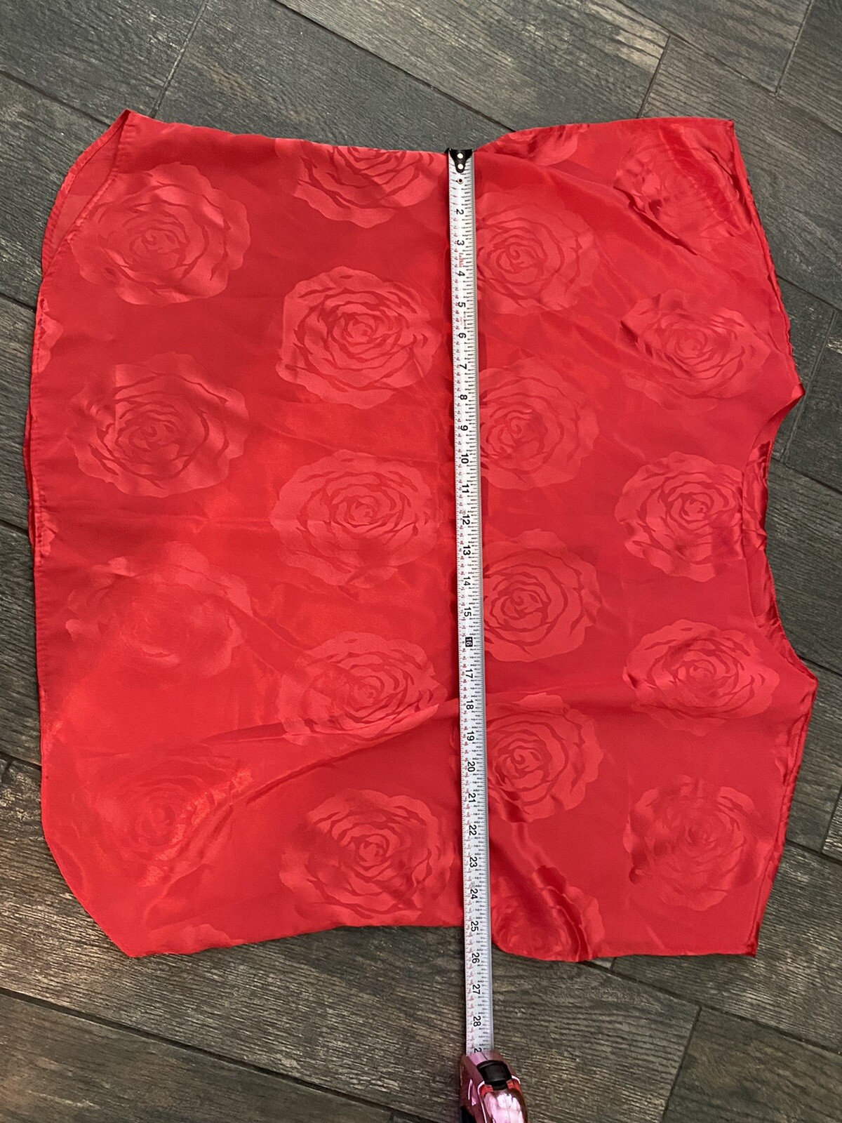 Red Rose VINTAGE NWT Mervyn’s Touche’ LA 80’s 90’s shirt Top M L ?