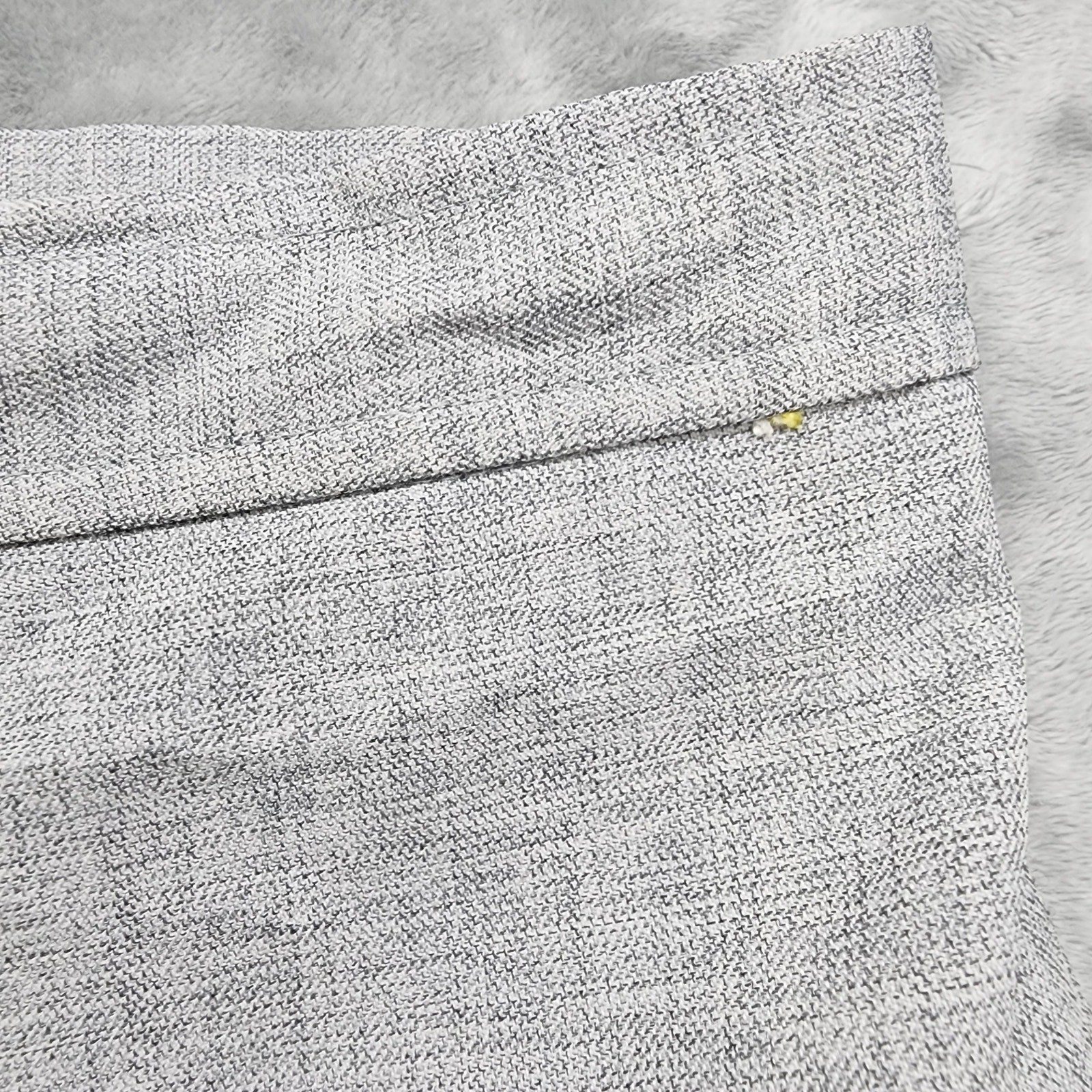 Vintage 70s Prestige of Boston Pants Womens Size 12 Grey High Rise Straight Leg