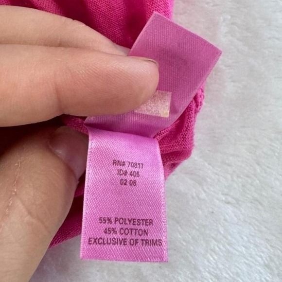 Y2K vintage 2008 Victoria’s Secret PINK pink lace racerback babydoll tank top