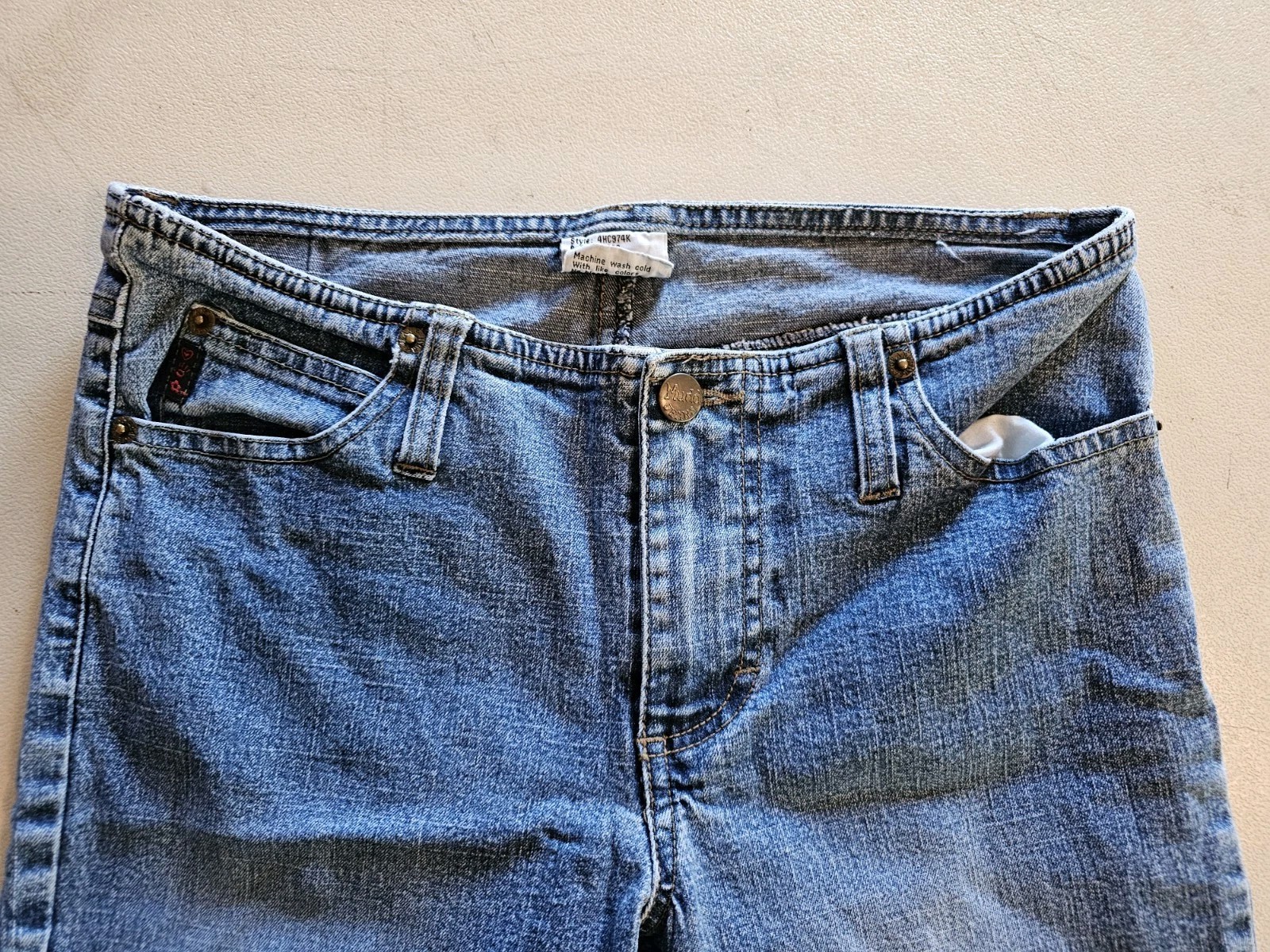 Vintage 90s/Y2K Mudd Low-Rise Flare Jeans Size 14 GIRLS 28” Waist