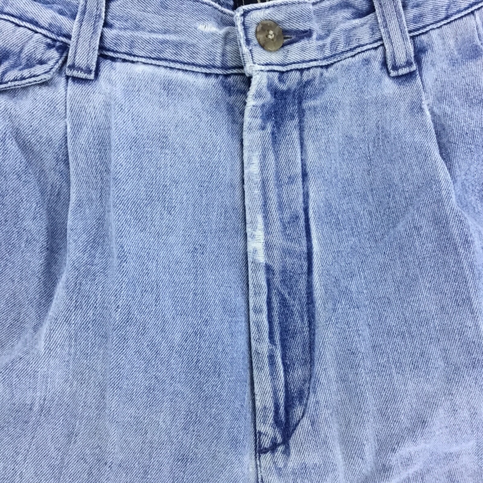 Vintage Sz 12 MED 30X27 Mom Jeans Lee High Waist Pleats Bareback Distressed