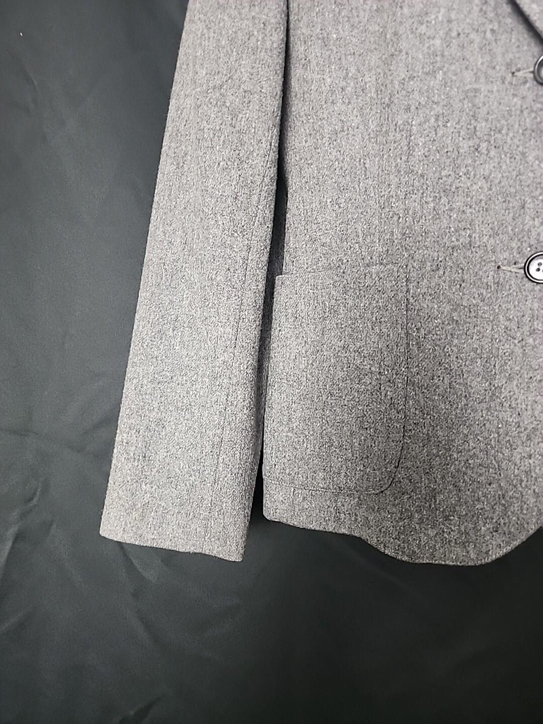 Prestige of Boston Vintage 70s Gray Wool Blazer Jacket Size 8 EUC Priority