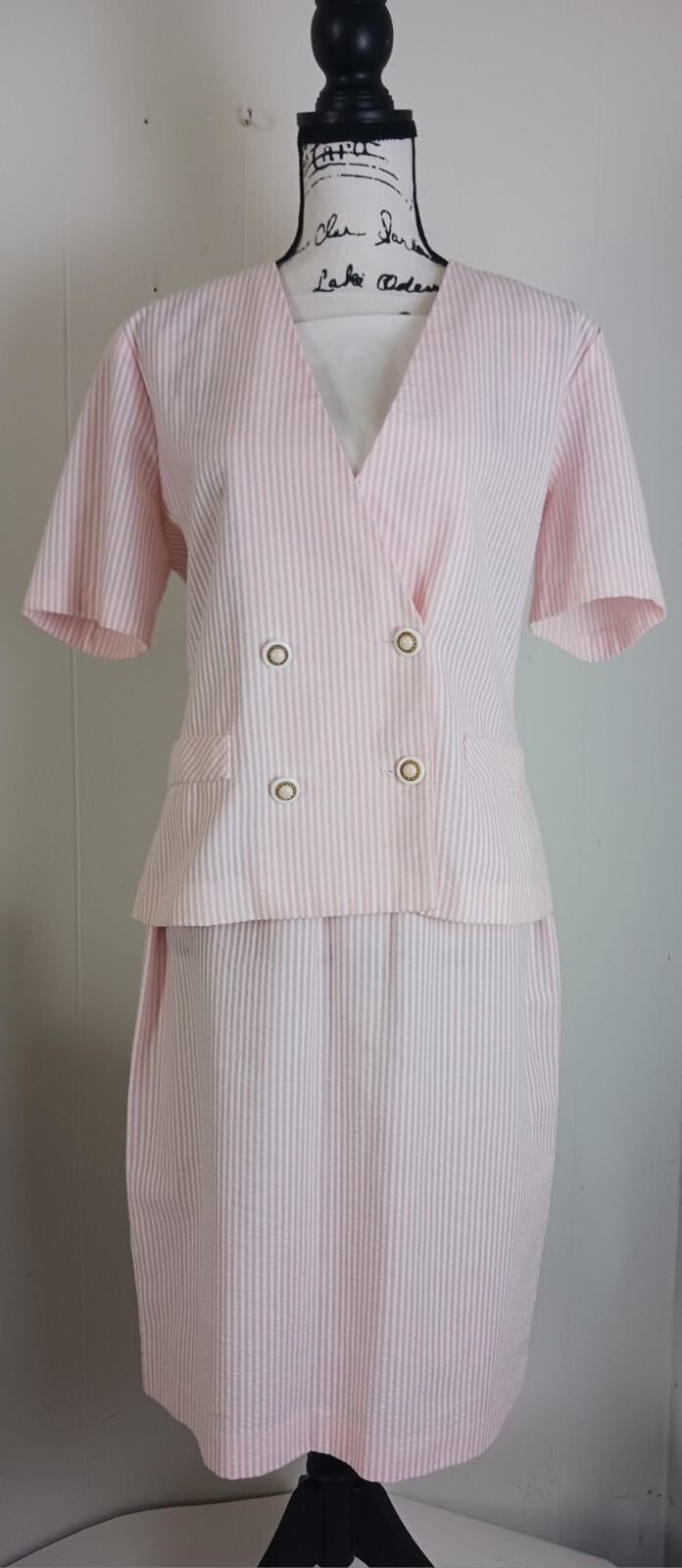 Reina Industries A Statement In Dressing Vintage Blazer And Skirt Set Women’s…
