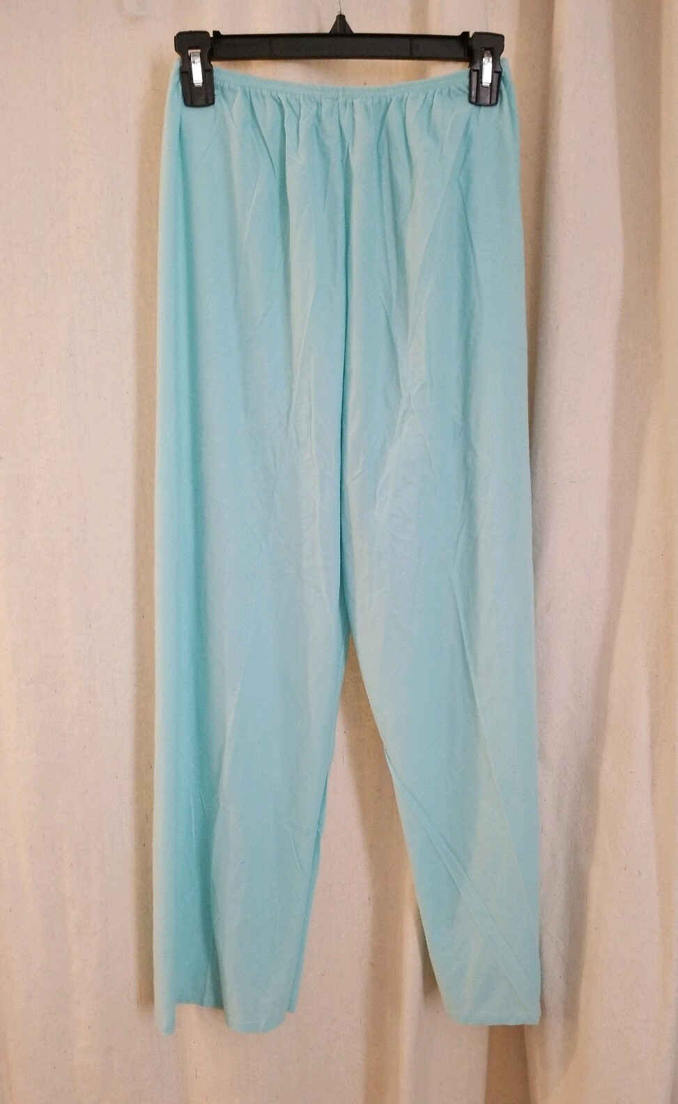Vintage Fashion By Belinda Blue Pajama Set ILGWU Union Label Medium 38 PJ’s