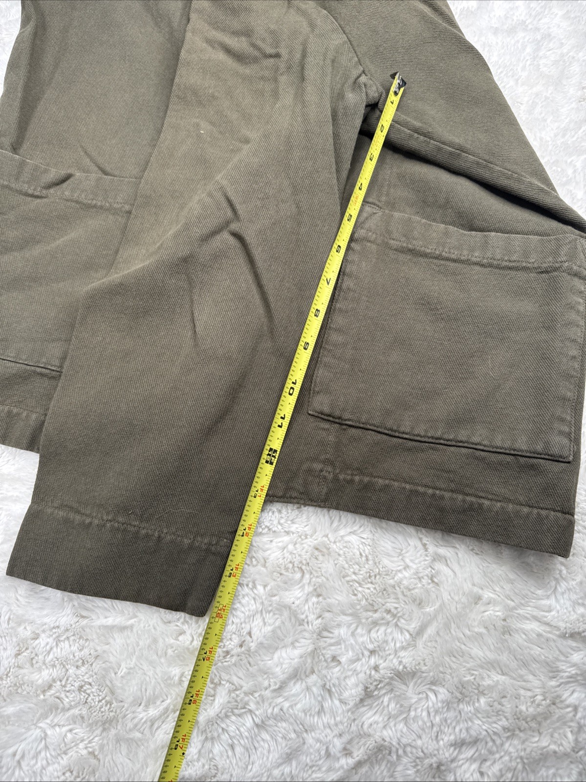 Vintage WEK Woman 100% Cotton Blazer Jacket 80’s Oversized Soft Chore Size S