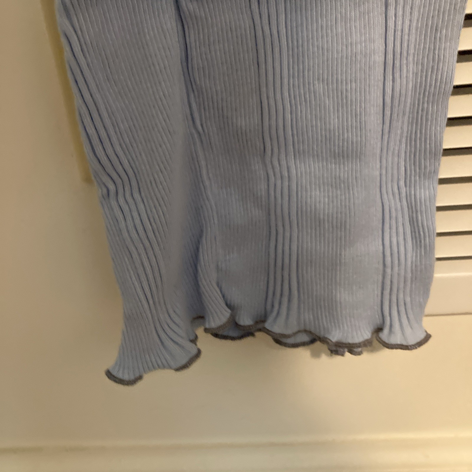 Vintage 1990s Cruz Pajama Set Pants and Top Blue Sz Small 100% Cotton Never Worn