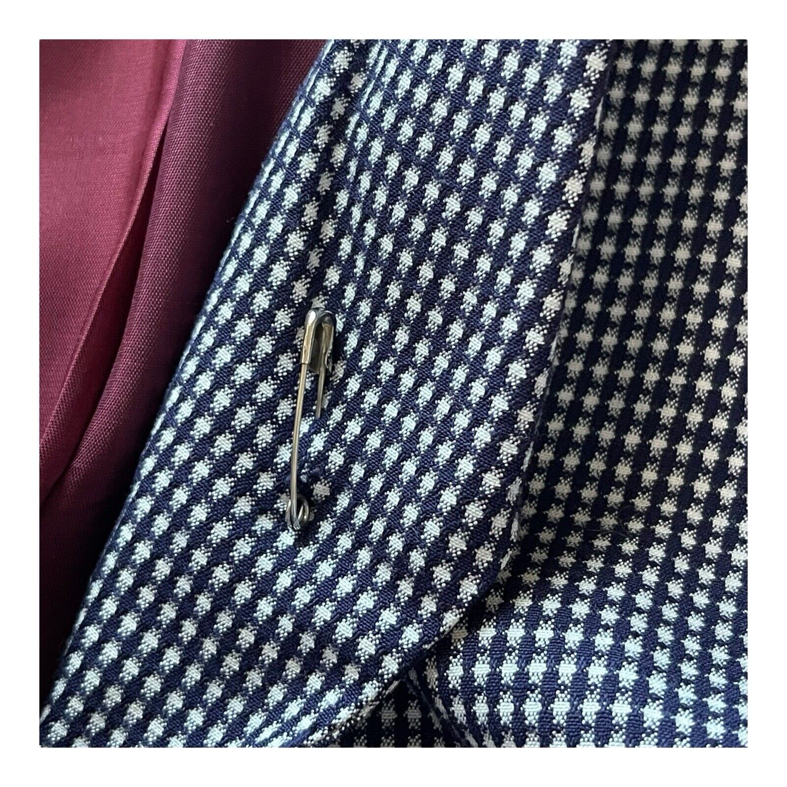 Vintage Liz Claiborne Houndstooth Blazer Dress Size 12 Rayon 80s Career Wear