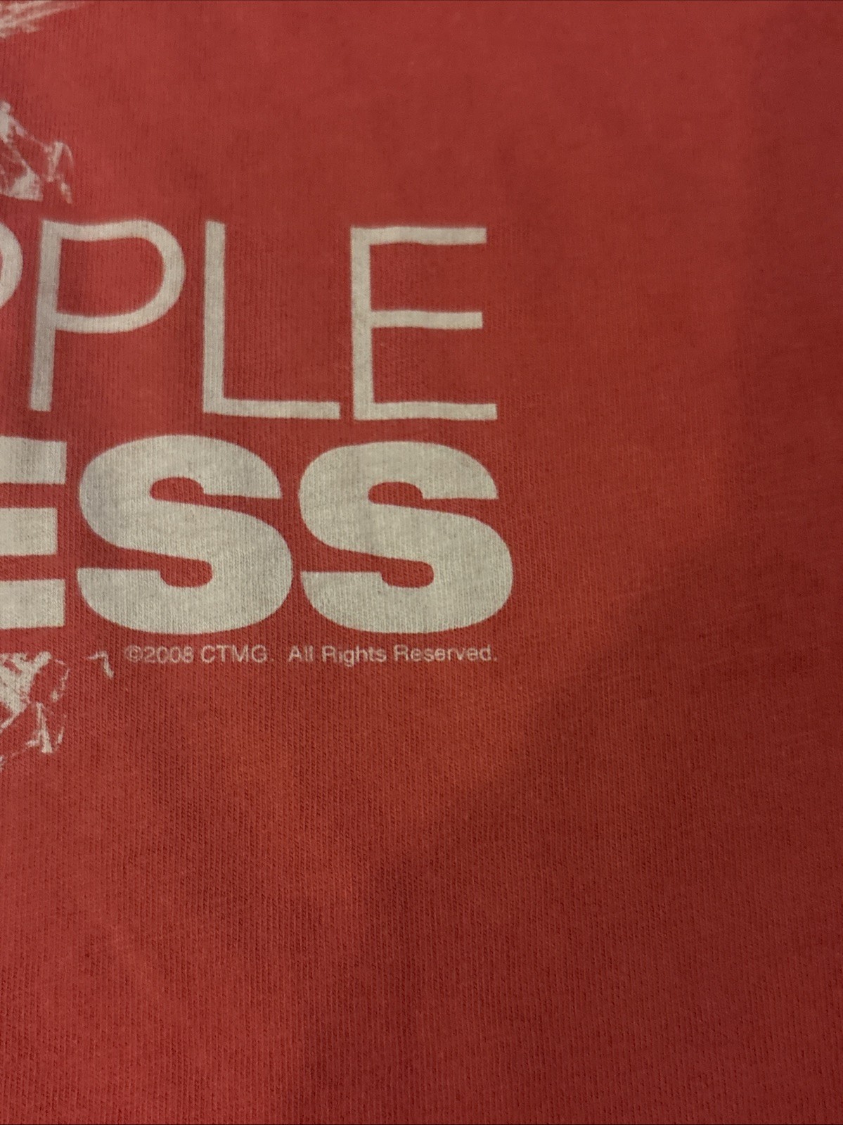Very rare red Pineapple Express movie promo tee t-shirt 2008 M Seth Rogan