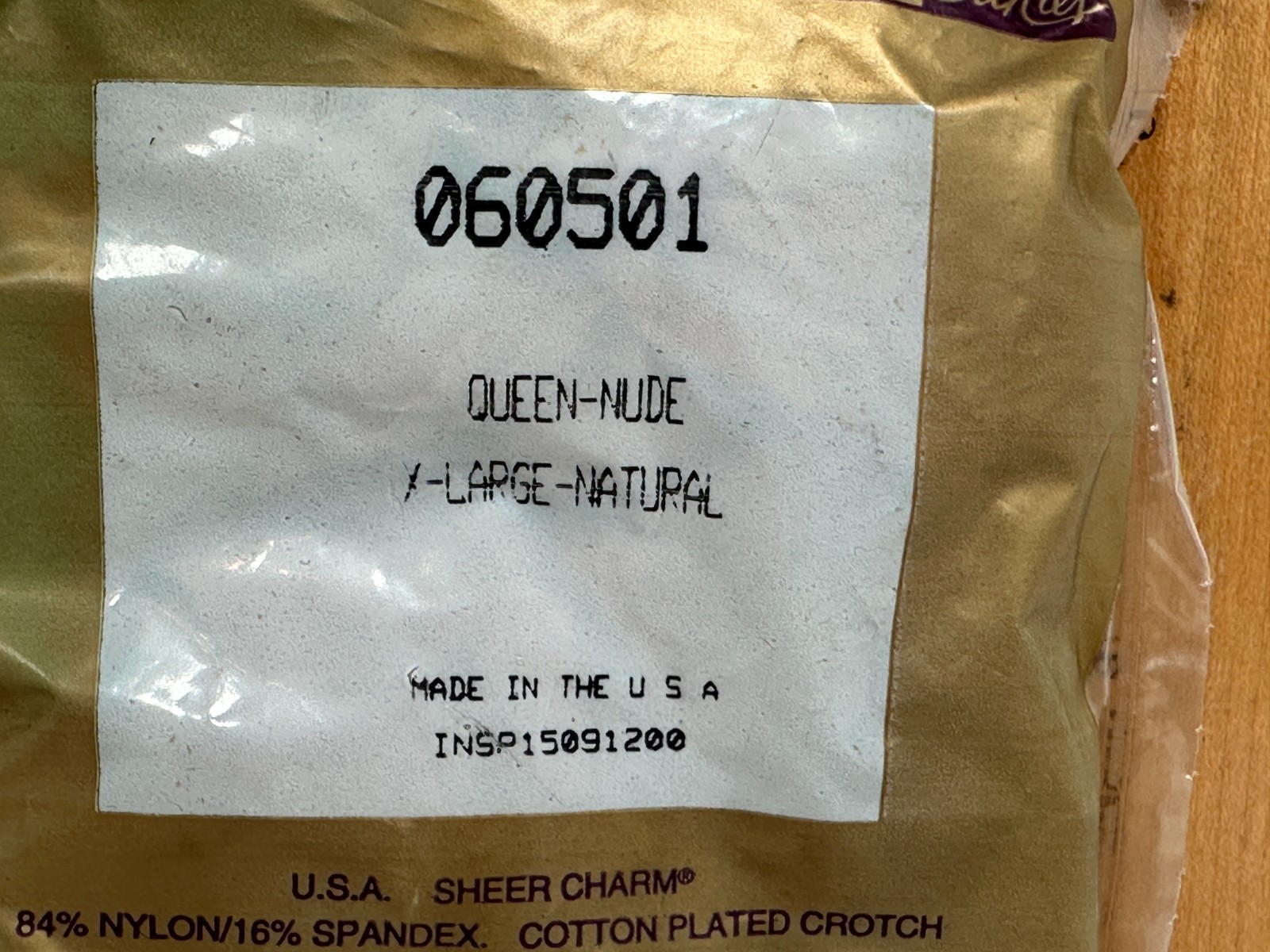 2 SILKIES Pantyhose Nylon Spandex X-Large Queen Nude Natural 060501 NEW