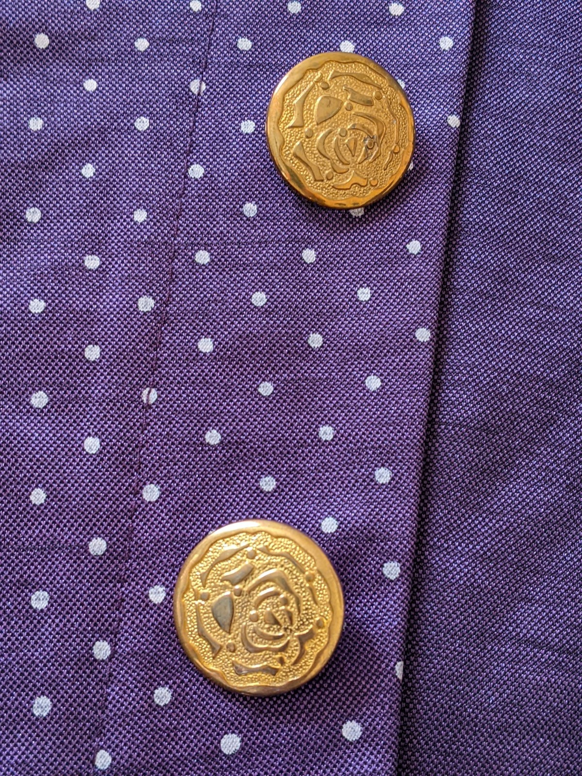 Vintage 1980s Korean Purple Pant Set Seoul Olympic Polka Dot Dolman 2 Piece