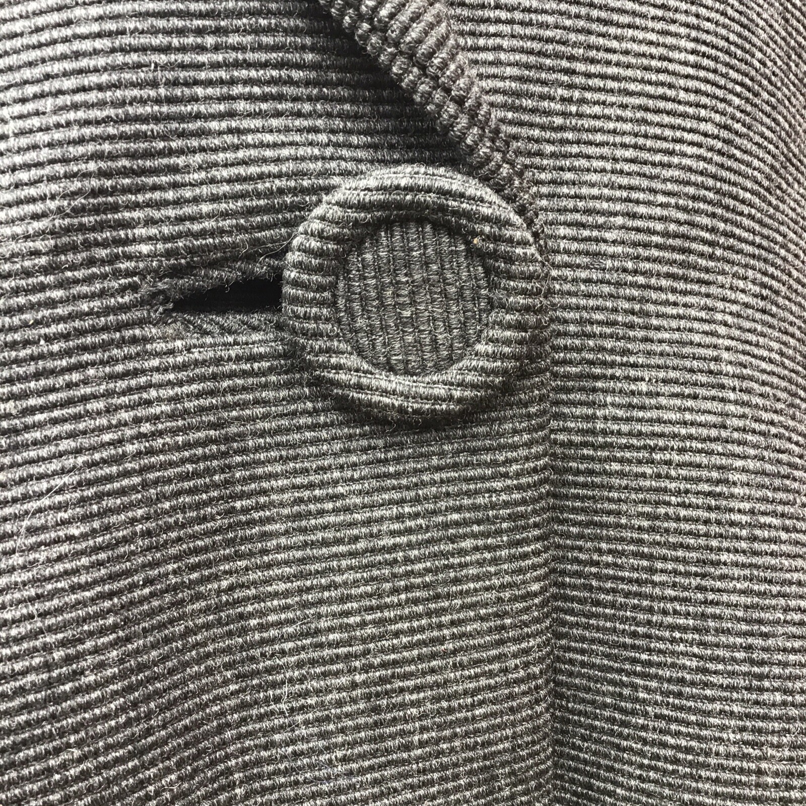 ANTIQUE 1930’S WOMAN’S WOOL SERGE TWILL SWAG COAT SATIN LINED IMMACULATE COND