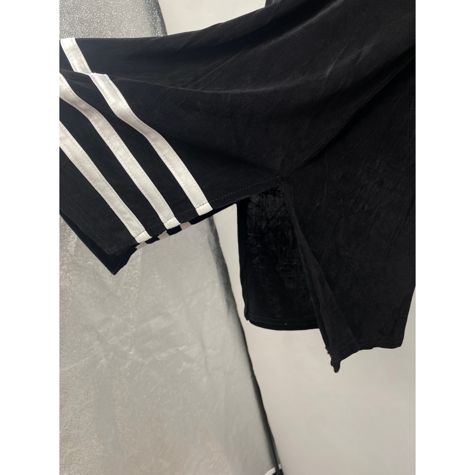 Kokomo Vintage Spiral Top Womens Medium Black White 90s Art to Wear Slinky Knit