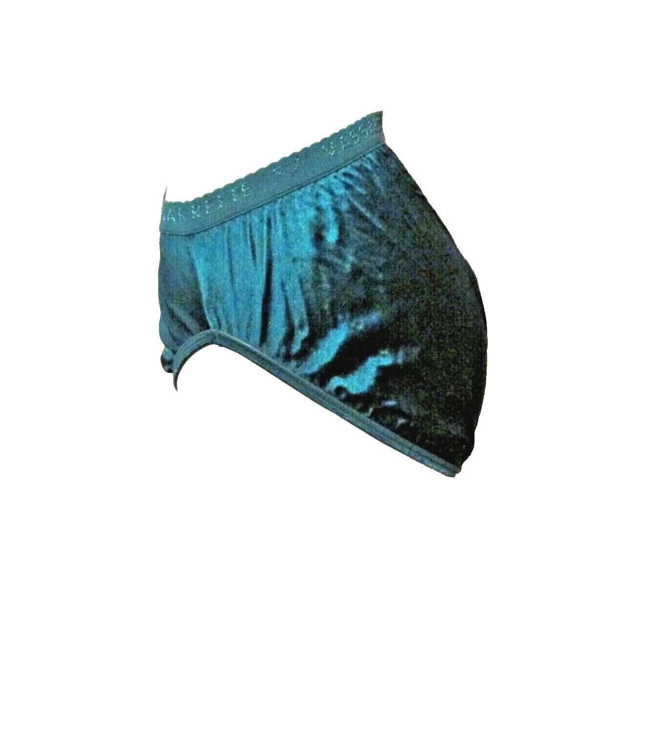 Vassarette Second Skin Satin Wide Thick Signature Waistband Hi Leg Brief Panty 6