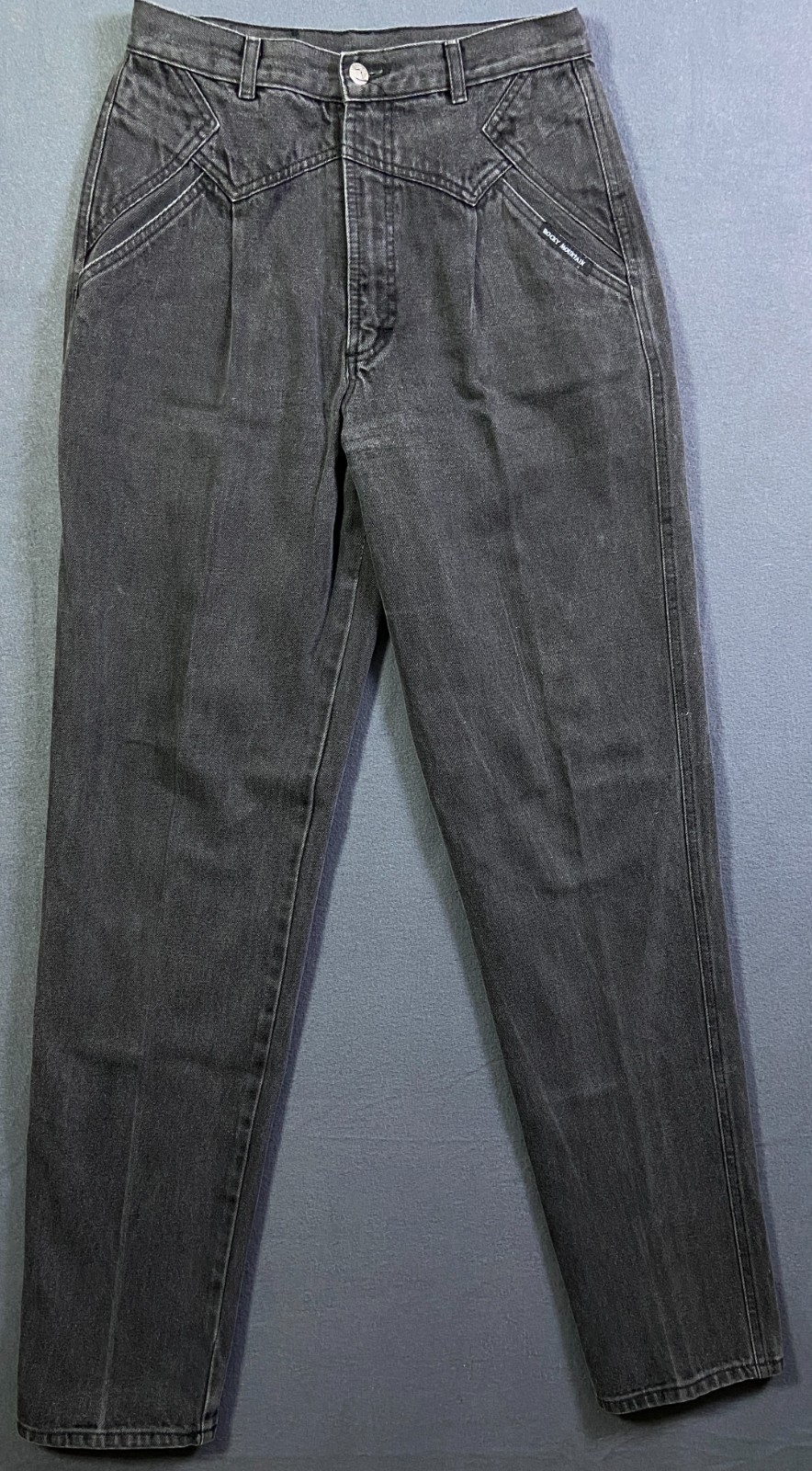 Rocky Mountain Jeans Bare Back Front Buckle High Rise 31/11 x 35 80s 90s VTG EUC