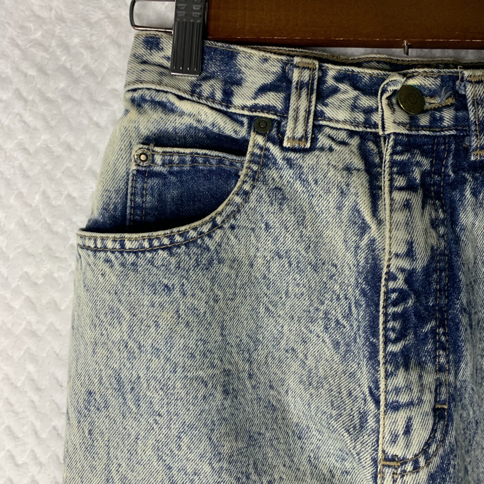 Vintage Zena Jeans Women’s High Waist Mom Jeans Size 3 Acid Wash Made In USA
