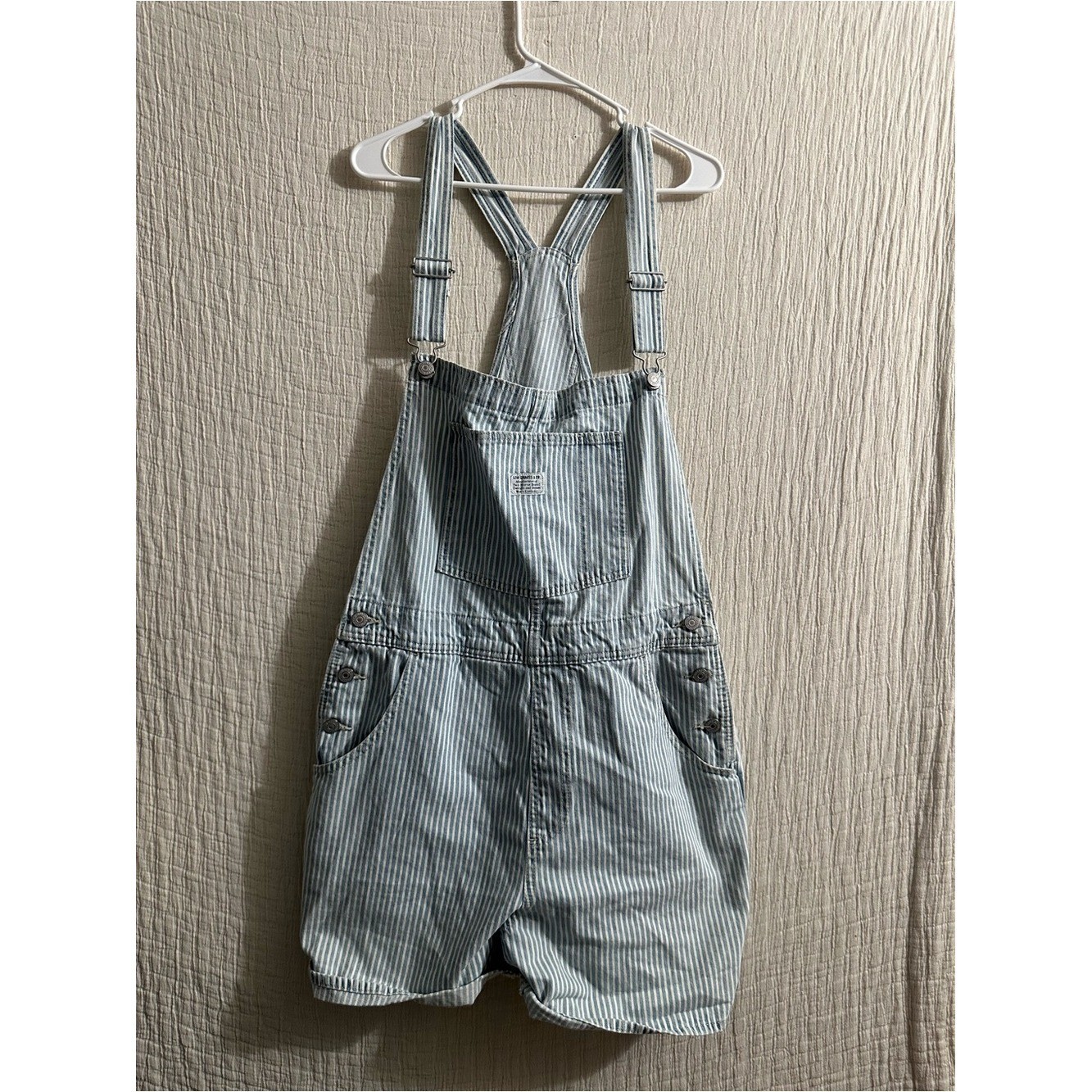 Levi’s Vintage Railroad Stripped Overalls Sz XL