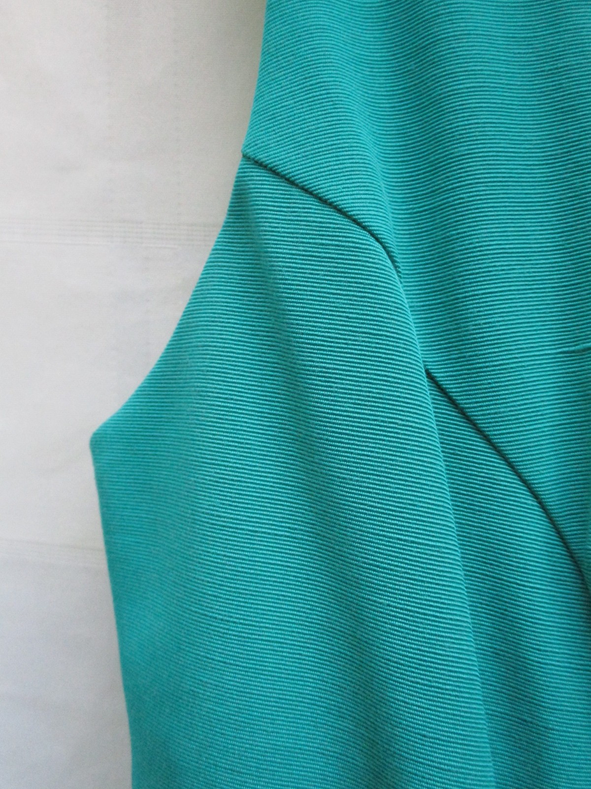 Vintage KAREN LUCAS for NIKI Turquoise Formal Dress with Crinoline Womens Size 8