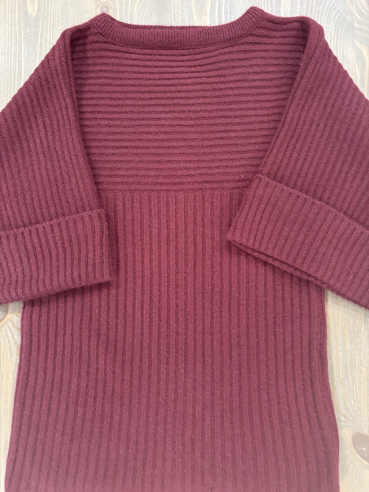 Sears JR Bazaar Vintage Sweater 70s Size Small Womens Knit Ribbed Vtg
