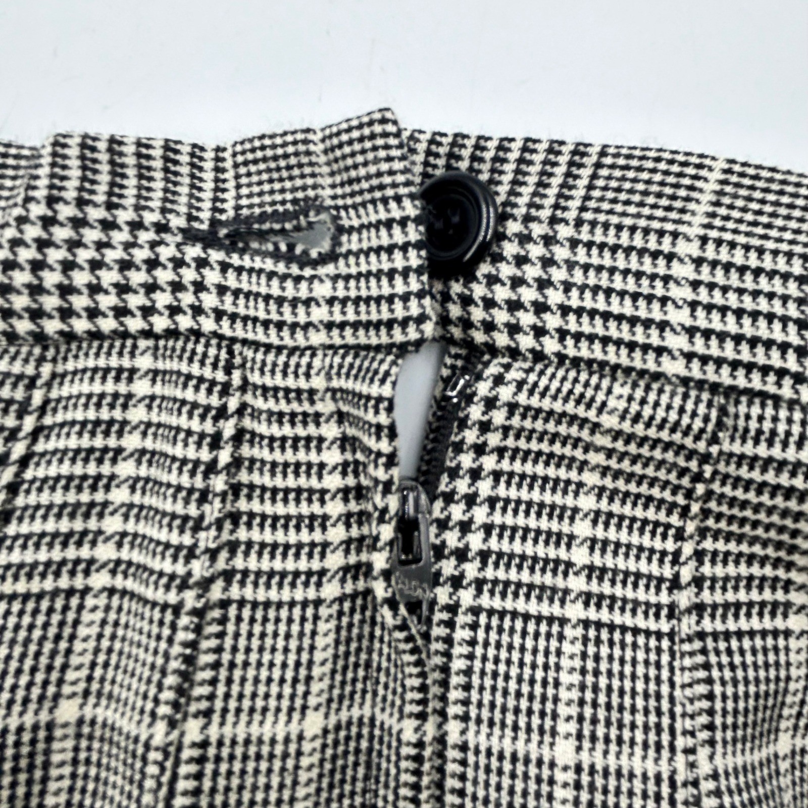Pendleton Skirt Suit Black White Women Jacket 4 Skirt 2 Glen Plaid Virgin Wool