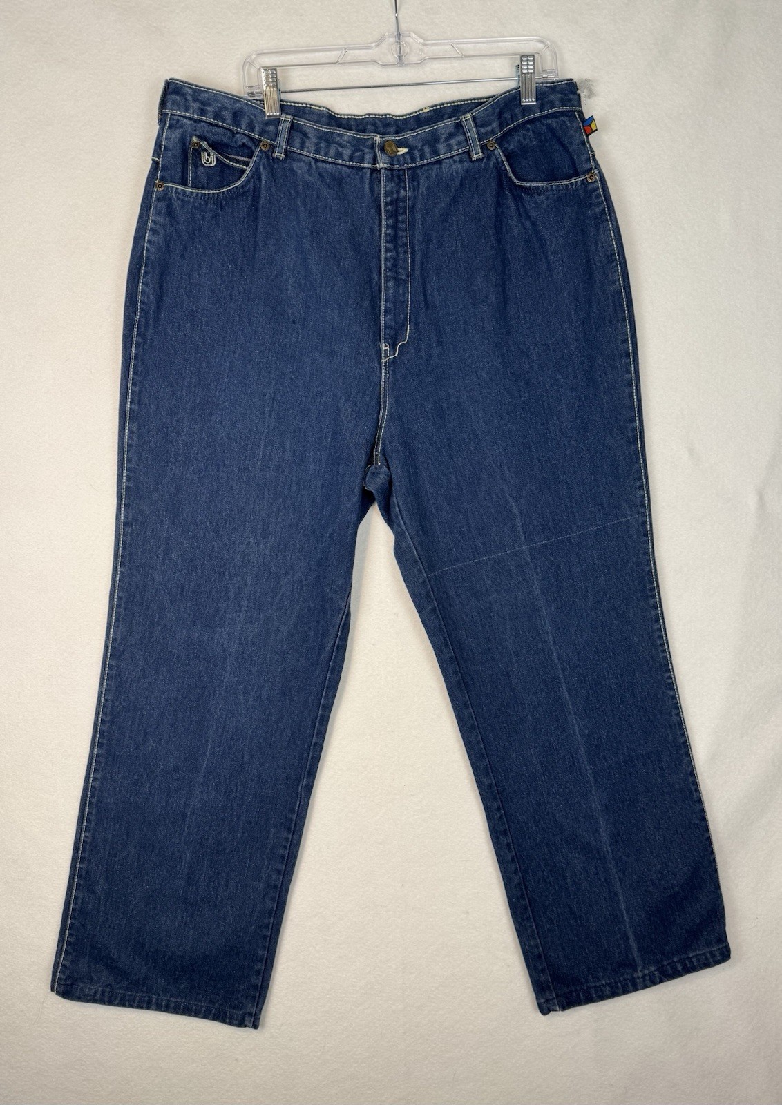 Vintage 80s Bonjour Classic High Rise Women’s Mom Jeans in Blue Size 38