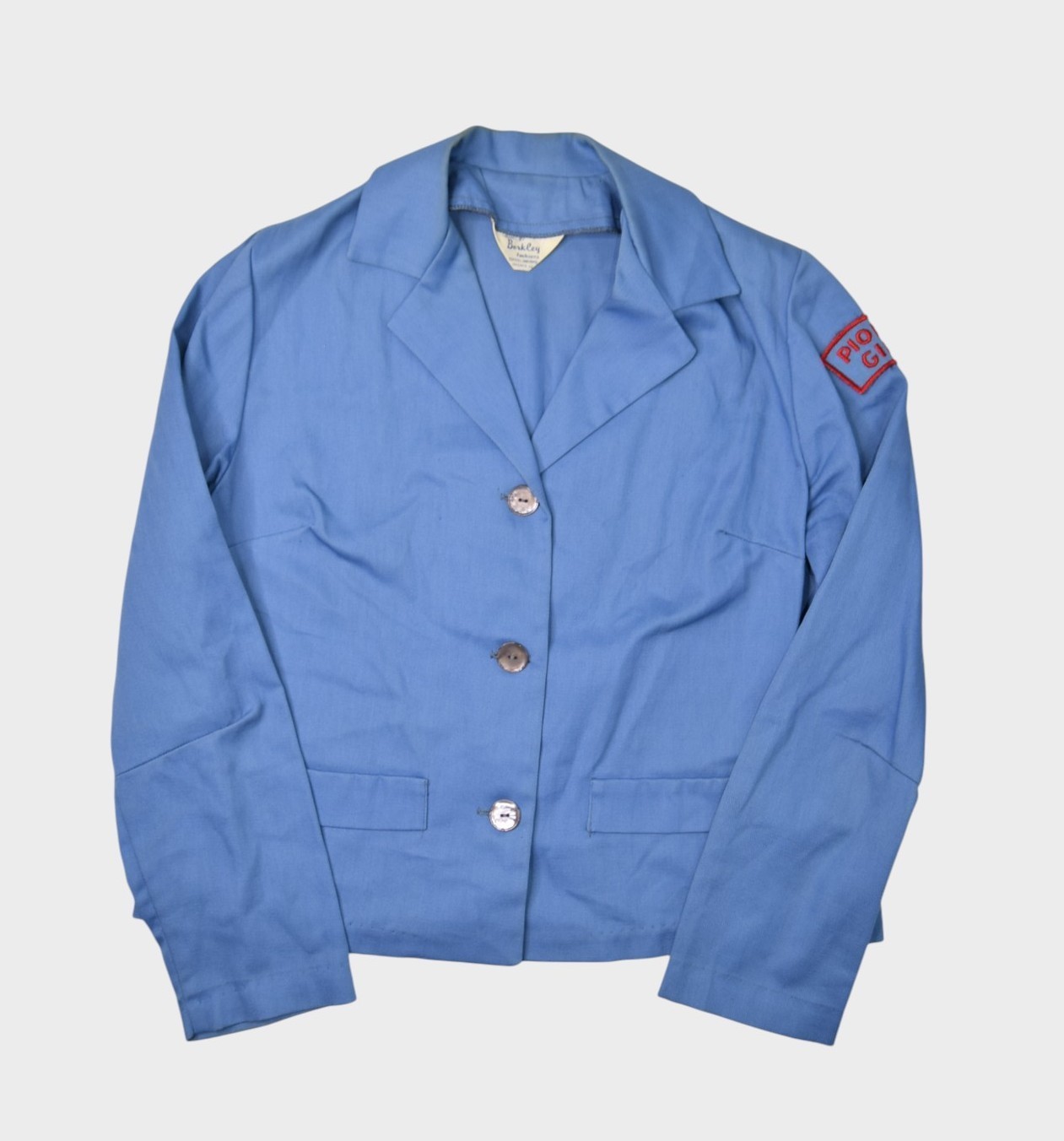 Vintage Pioneer Girls Uniform Jacket Size Large Womens S Blue Berkley Fashions