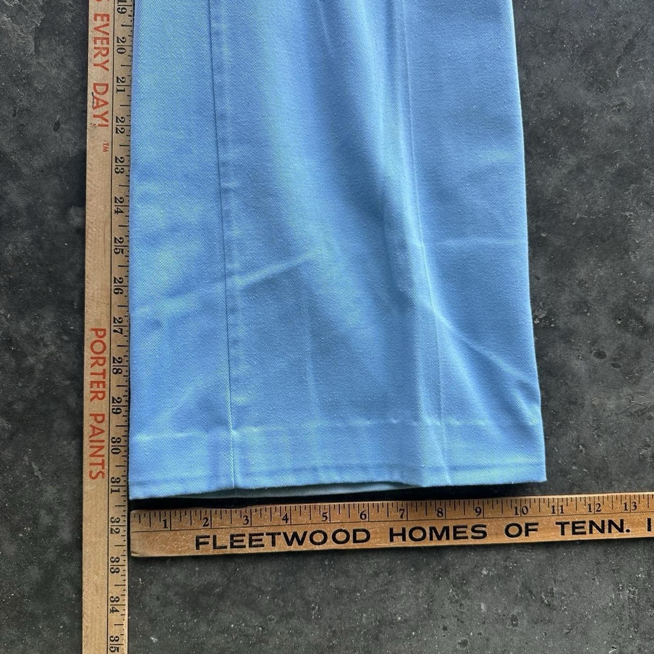 Vintage 70’s Turtle Bax Baby Blue Flare Pants 23”-28”