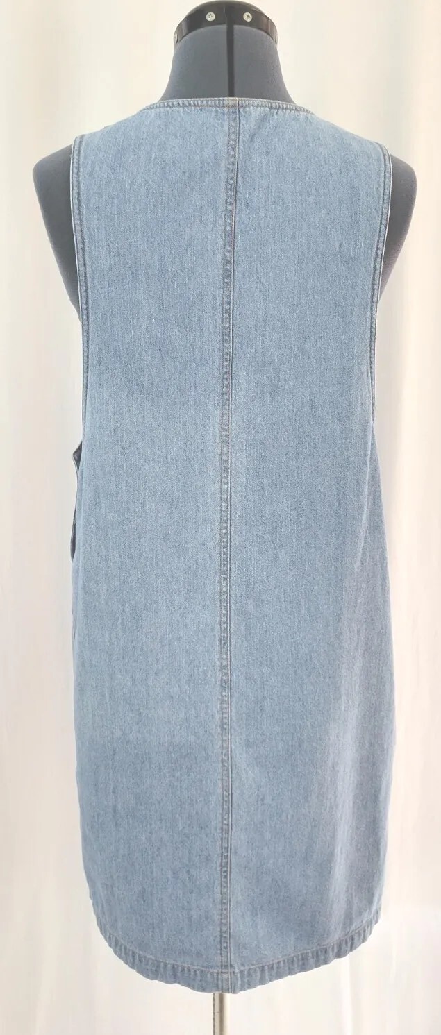Vintage FADS Denim Jumper w Front Patch Pockets Size Small