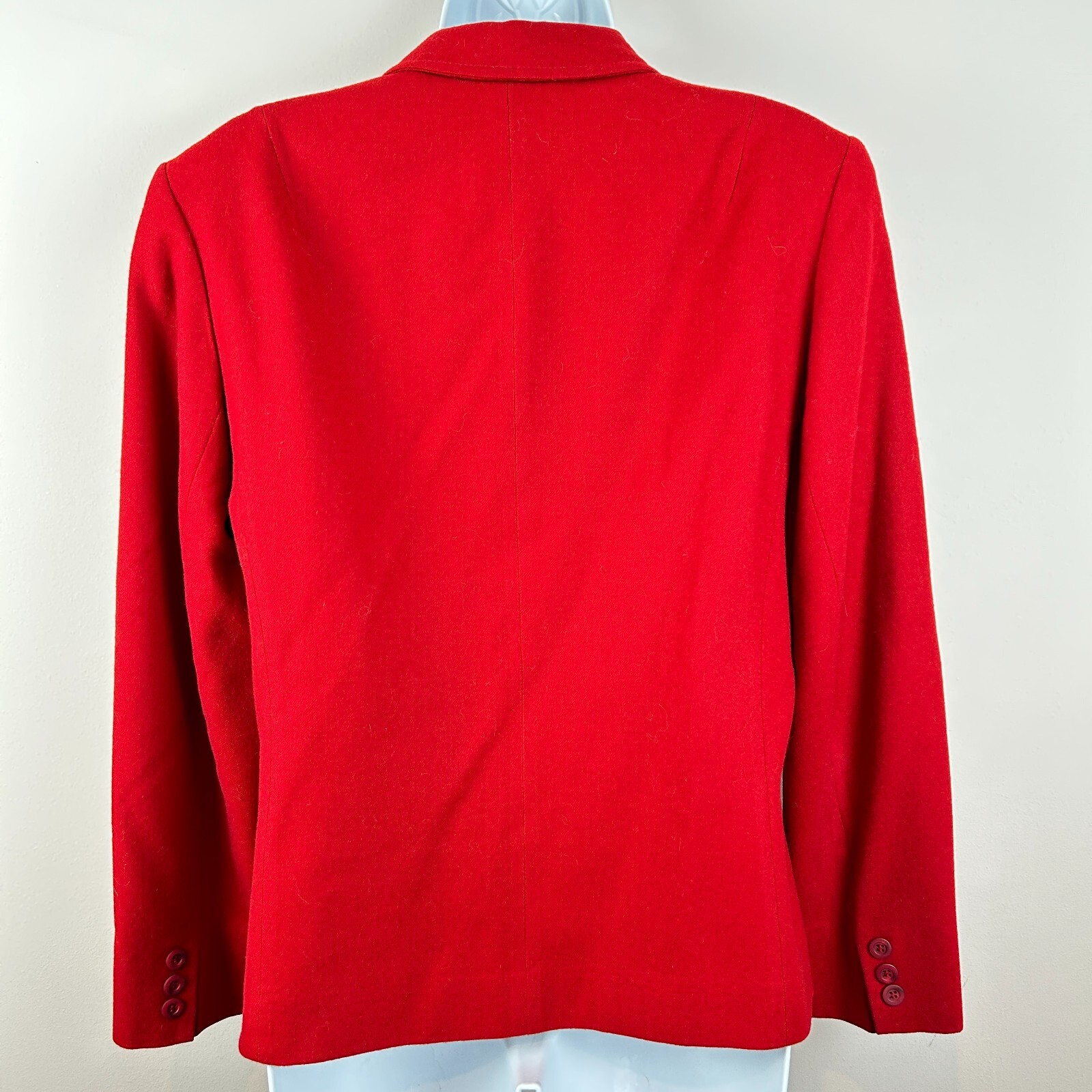 Pendleton True Red One Button Classic Wool Blazer Size Medium USA Made
