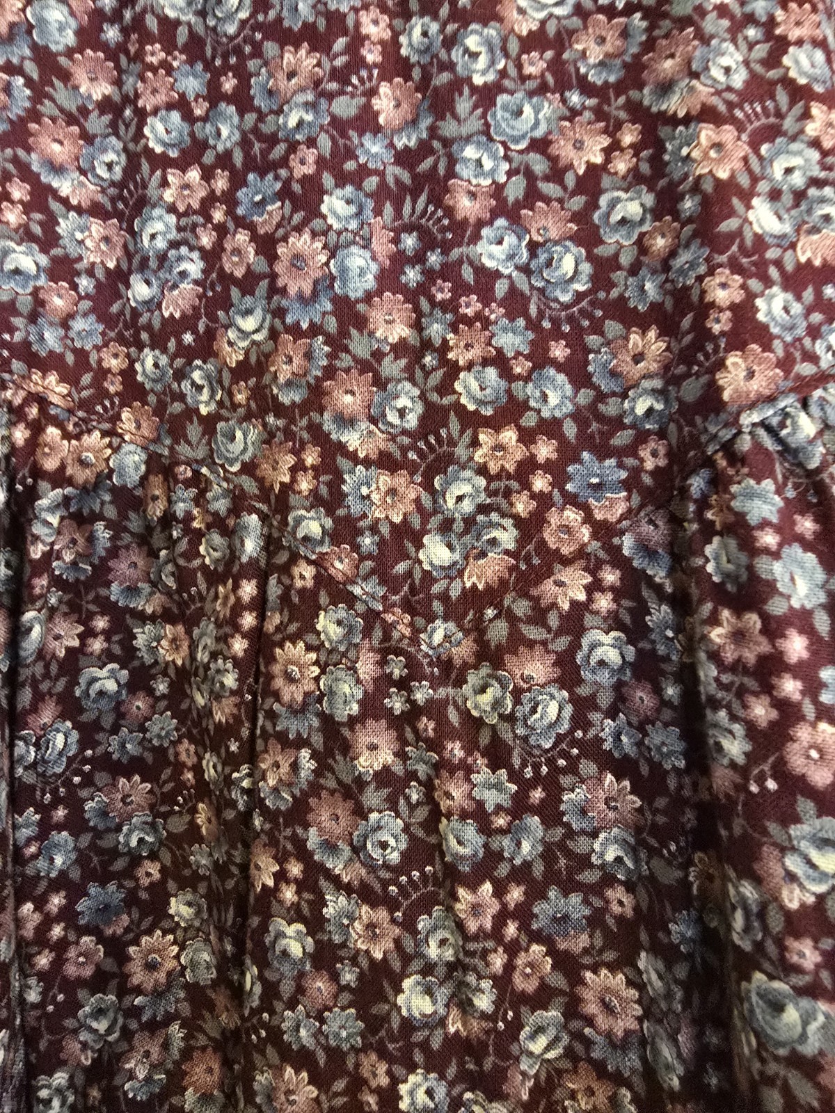 Vintage Gunne Sax Jessicas Gunnies Skirt Sz 13 Floral Prairie Tiered 1970s