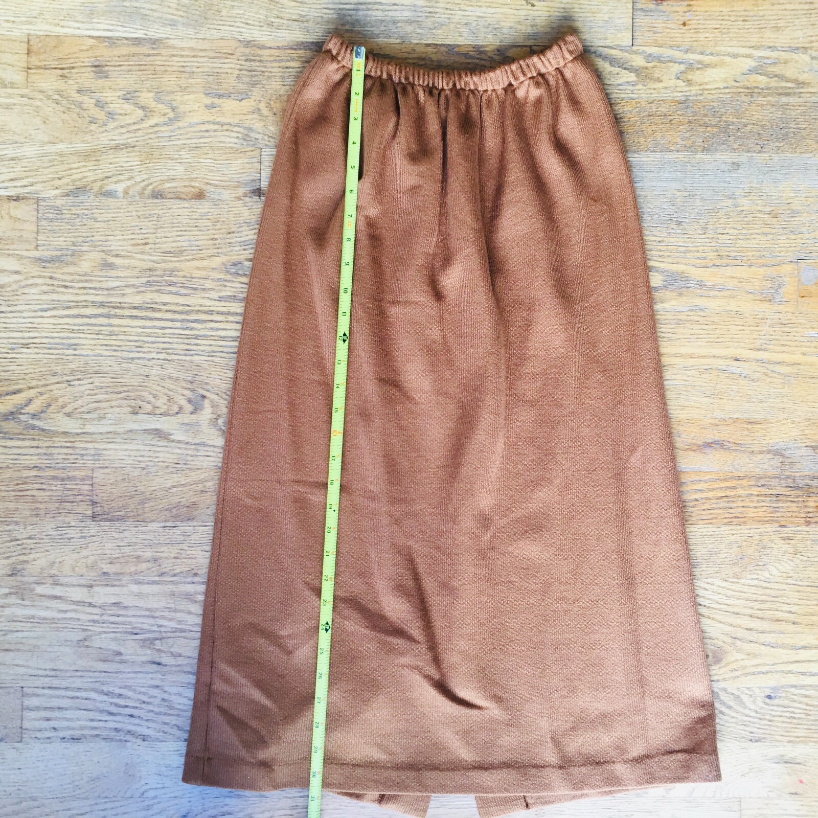 Nilani Vintage Brown Knit Sweater and Skirt Set Womens Medium As Is