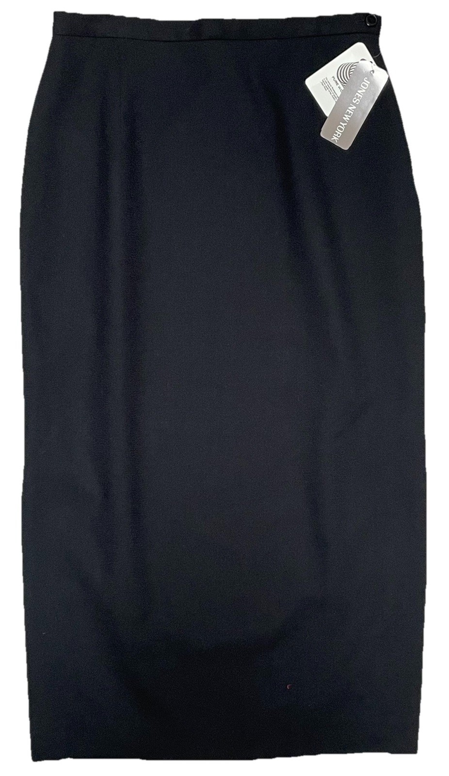 Jones New York Pure Wool PENCIL SKIRT Sz 10 Black CLASSIC TAILORED STYLE NWT New