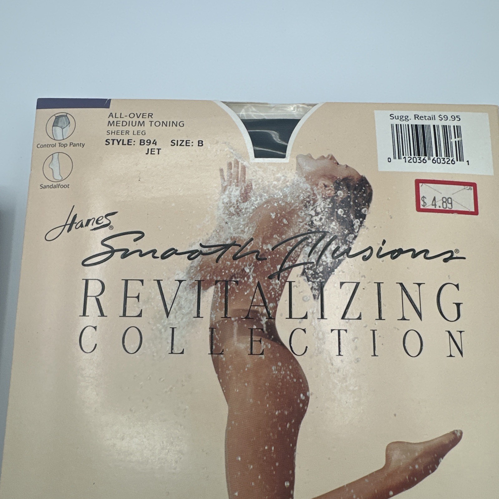 Vintage Pantyhose Bundle Sz B Medium Hanes Burlington Sabra Fashion Bug Set 4pk