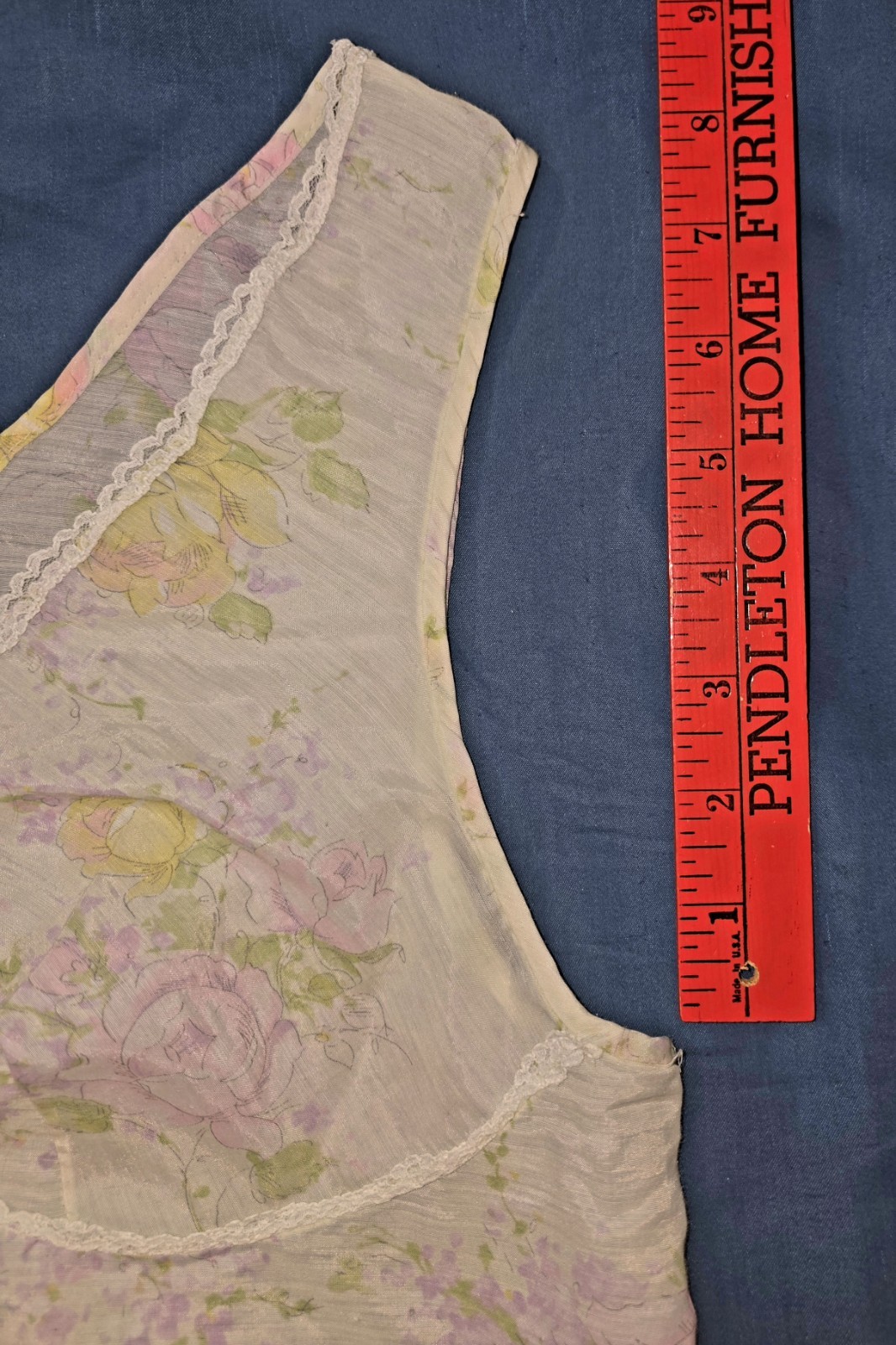 Vintage Altered? Thin Material Nightgown – Sleeveless – Cottage Core. – Granny