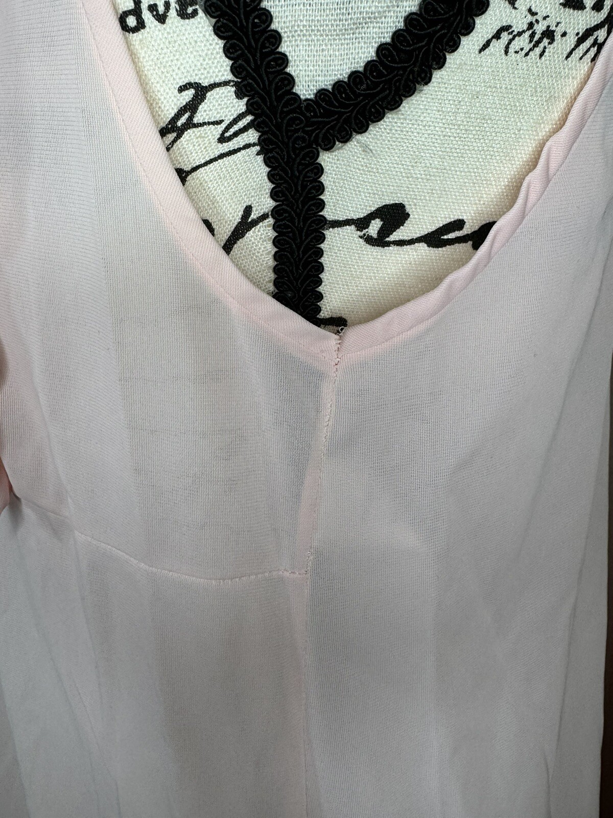 Gossard Artemis Vintage 60s 70s Nightgown Womens Size S Pink 5151 USA Sheer